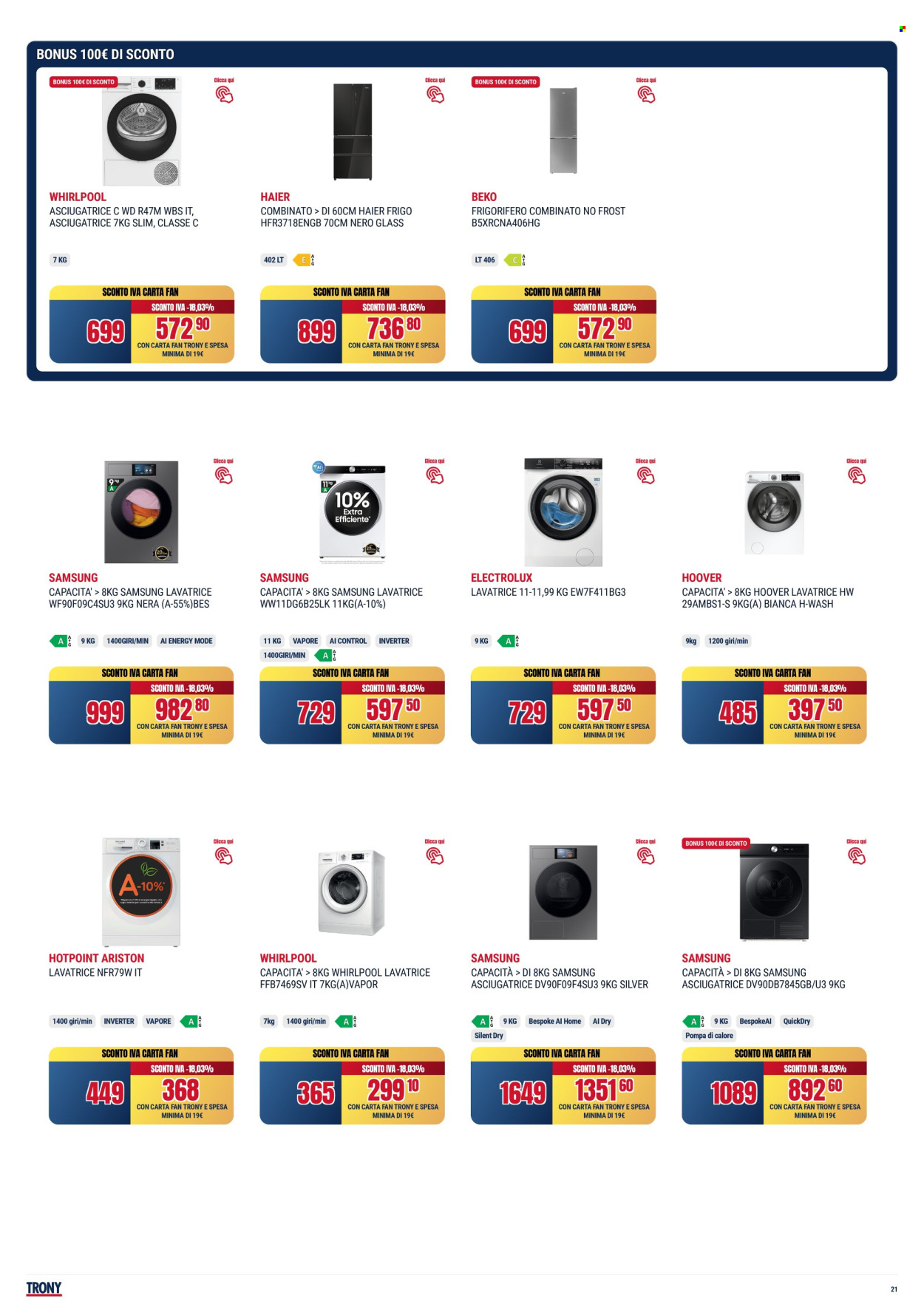 Volantino Trony - 2/10/2025 - 16/10/2025. Pagina 21
