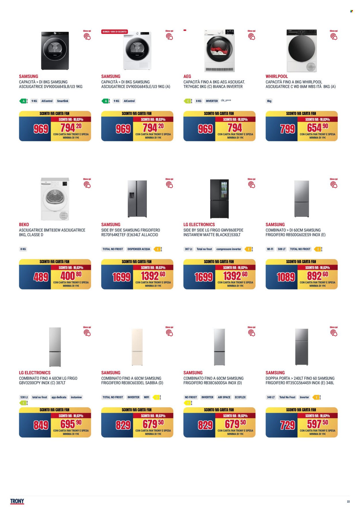 Volantino Trony - 2/10/2025 - 16/10/2025. Pagina 22