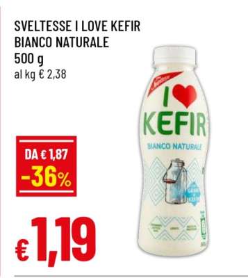 Sveltesse I Love Kefir Bianco Naturale