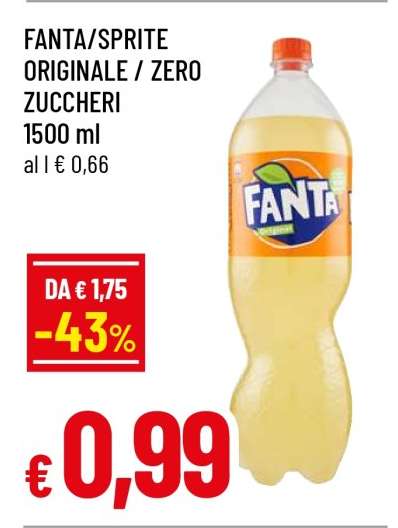 Fanta/Sprite Originale / Zero Zuccheri