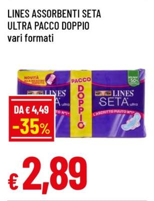 LINES Assorbenti Seta Ultra Pacco Doppio