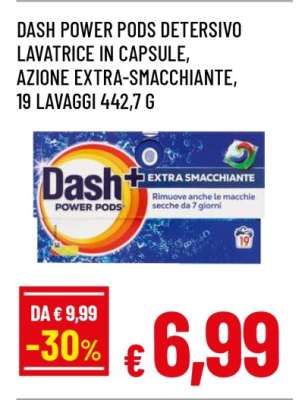 DASH POWER PODS DETERSIVO LAVATRICE IN CAPSULE