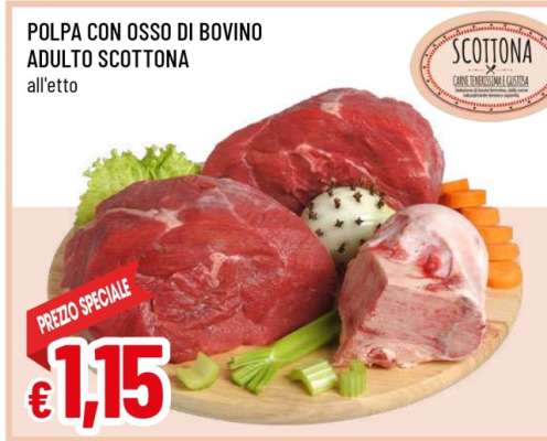 POLPA CON OSSO DI BOVINO ADULTO SCOTTONA