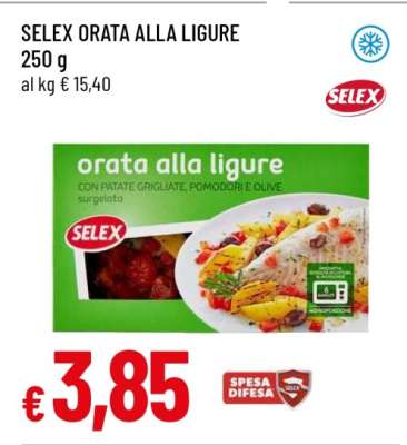 SELEX ORATA ALLA LIGURE