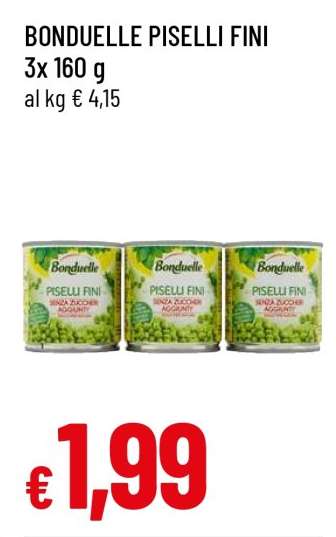 BONDUELLE PISELLI FINI