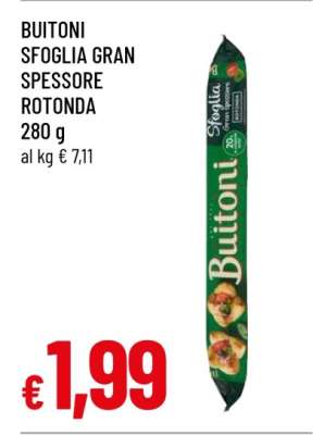 BUITONI SFOGLIA GRAN SPESSORE ROTONDA