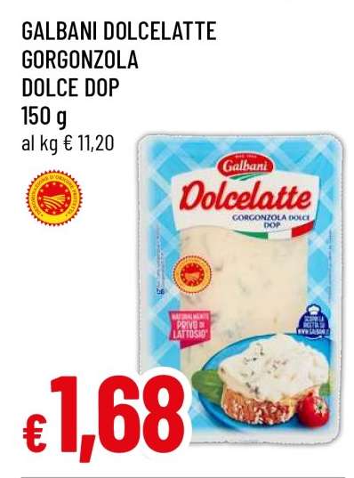 GALBANI DOLCELATTE GORGONZOLA DOLCE DOP