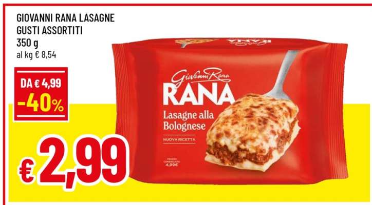 GIOVANNI RANA LASAGNE GUSTI ASSORTITI