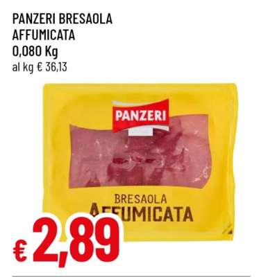 PANZERI BRESAOLA AFFUMICATA