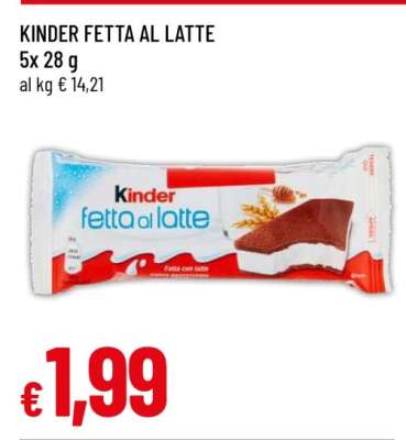 Kinder Fetta al Latte