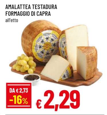 AMALATTEA TESTADURA FORMAGGIO DI CAPRA