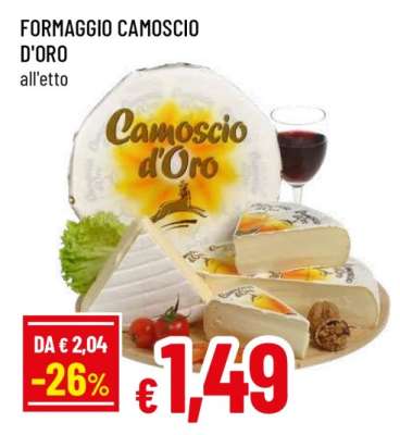 Formaggio Camoscio d'Oro