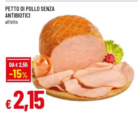 PETTO DI POLLO SENZA ANTIBIOTICI