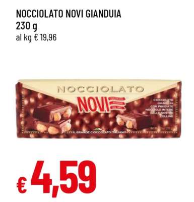 NOCCIOLATO NOVI GIANDUIA