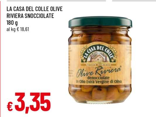 LA CASA DEL COLLE OLIVE RIVIERA SNOCCIOLATE