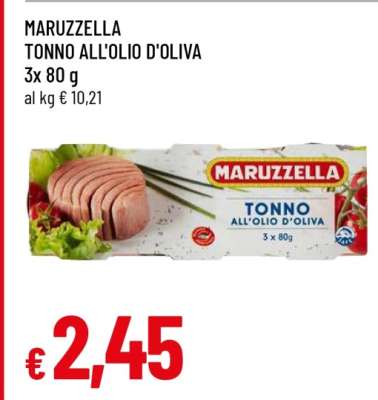 MARUZZELLA TONNO ALL'OLIO D'OLIVA