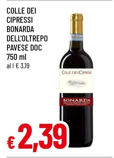 COLLE DEI CIPRESSI BONARDA DELL'OLTREPO PAVESE DOC