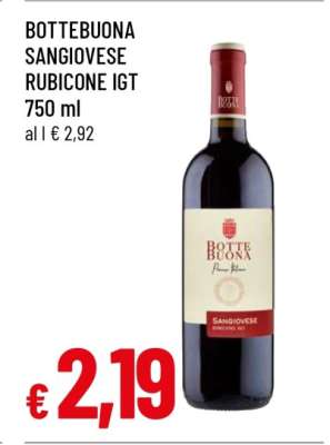 BOTTEBUONA Sangiovese Rubicone IGT