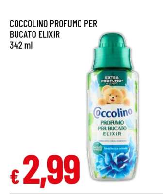COCCOLINO Profumo per Bucato Elixir