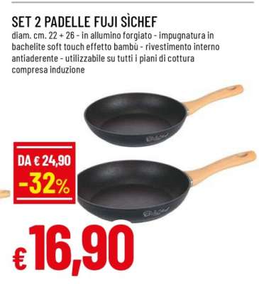 SET 2 PADELLE FUJI SÌCHEF