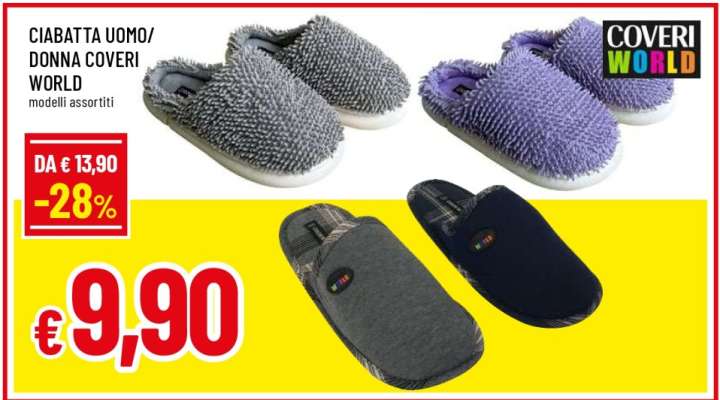 CIABATTA UOMO/DONNA COVERI WORLD