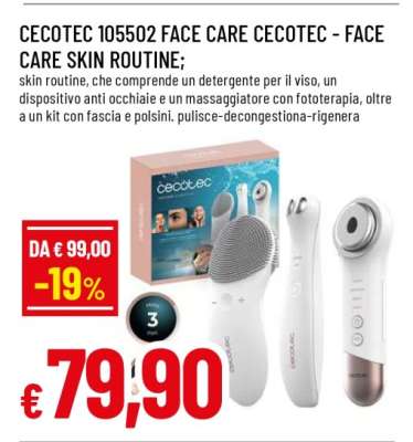 CECOTEC 105502 FACE CARE CECOTEC - FACE CARE SKIN ROUTINE