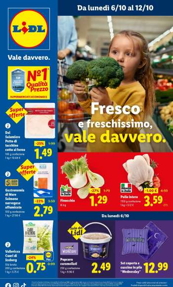 Volantino Lidl - 6/10/2025 - 12/10/2025.