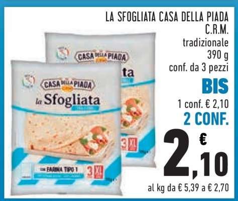 LA SFOGLIATA CASA DELLA PIADA C.R.M.