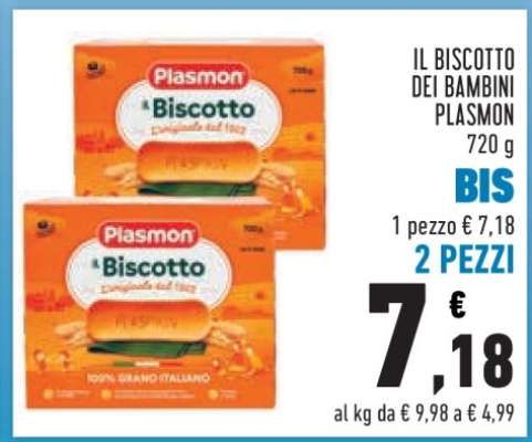 IL BISCOTTO DEI BAMBINI PLASMON