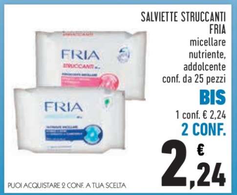 Salviette Struccanti Fria