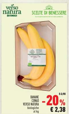 Banane Conad Verso Natura