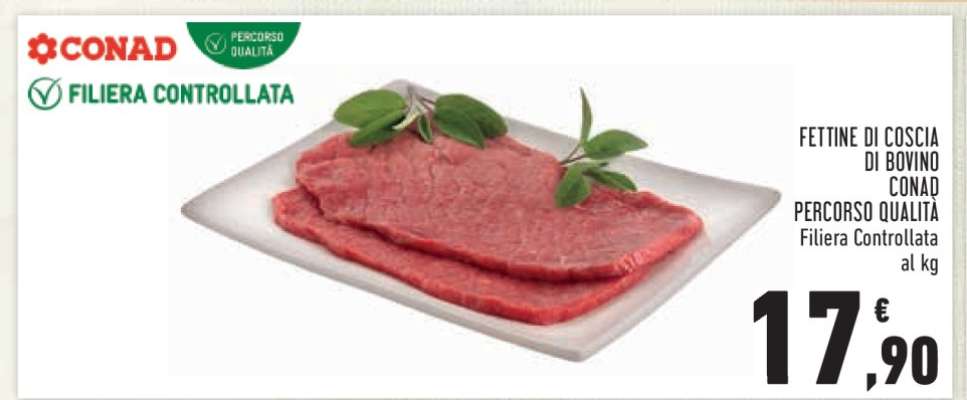 FETTINE DI COSCIA DI BOVINO