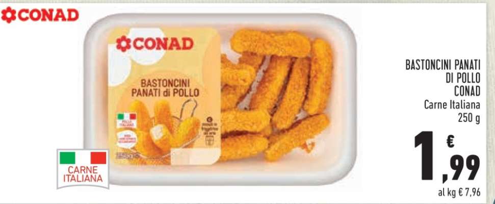 BASTONCINI PANATI DI POLLO