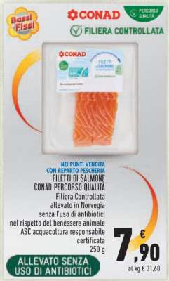 FILETTI DI SALMONE CONAD PERCORSO QUALITÀ