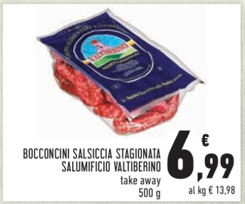 BOCCONCINI SALSICCIA STAGIONATA SALUMIFICIO VALTIBERINO
