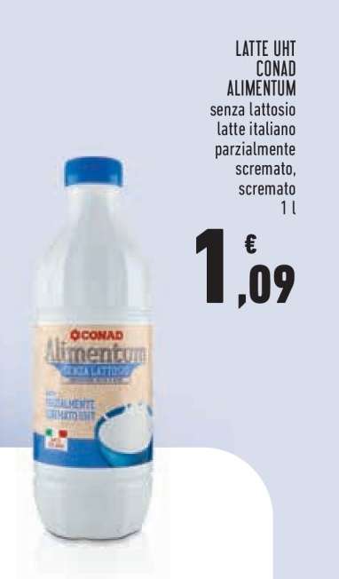 Latte UHT Conad Alimentum