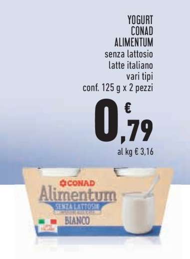 Yogurt Conad Alimentum