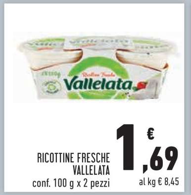 Ricottine Fresche Vallelata