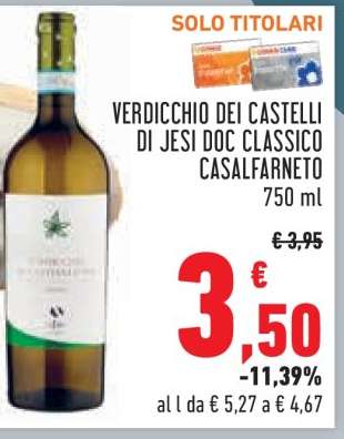 Verdicchio dei Castelli di Jesi DOC Classico CasalFarneto