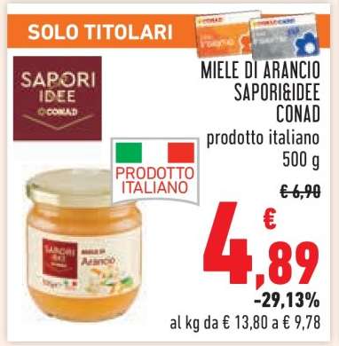 MIELE DI ARANCIO SAPORI&IDEE CONAD