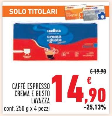 Caffè Espresso Crema e Gusto LAVAZZA