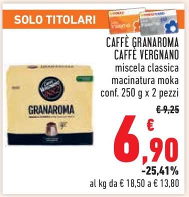 Caffè Granaroma Caffè Vergnano