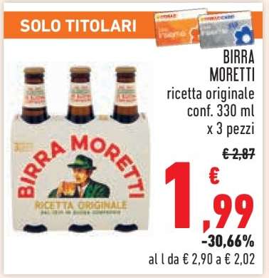 BIRRA MORETTI