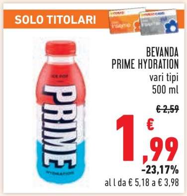 BEVANDA PRIME HYDRATION