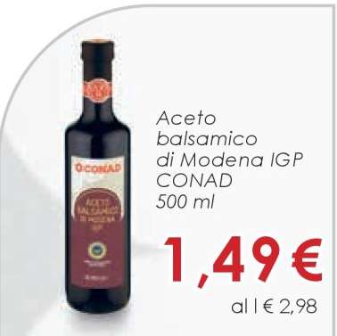 ACETO BALSAMICO DI MODENA IGP CONAD