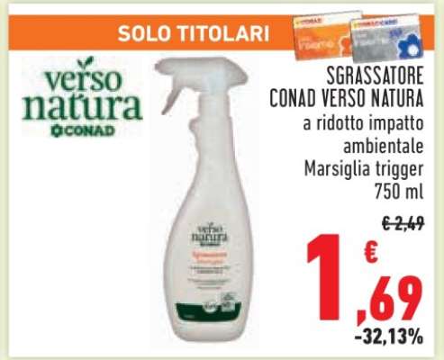 Sgrassatore Conad Verso Natura