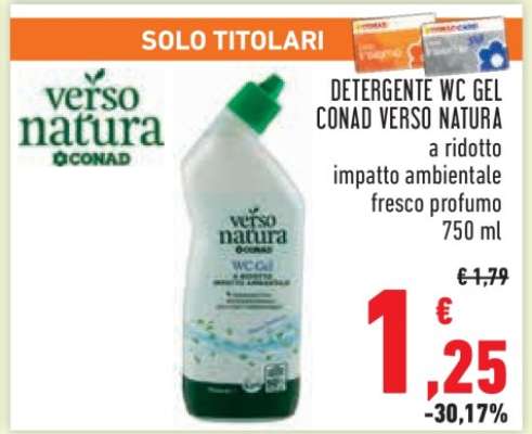DETERGENTE WC GEL CONAD VERSO NATURA