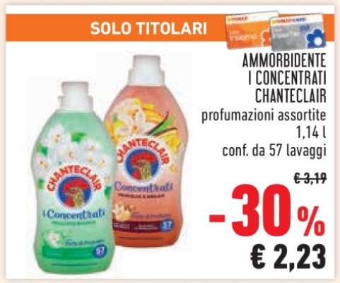 Ammorbidente i Concentrati CHANTECLAIR