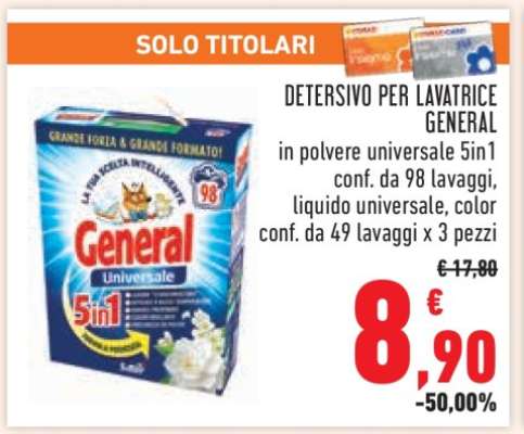 Detersivo per Lavatrice General
