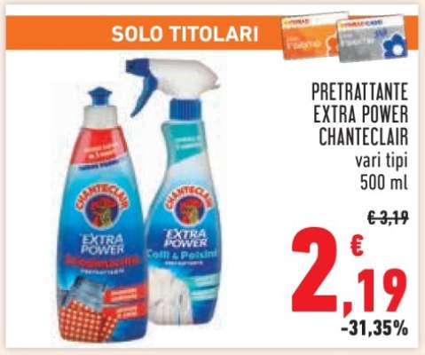 PRETRATTANTE EXTRA POWER CHANTECLAIR